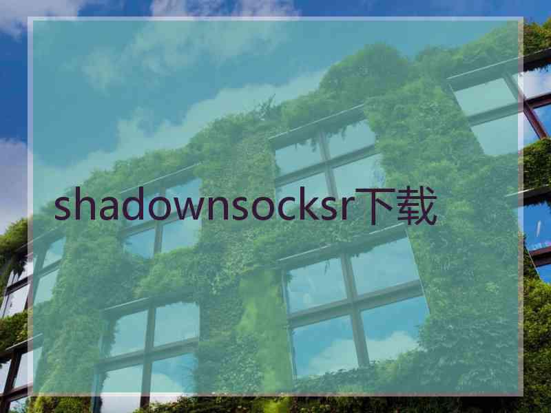 shadownsocksr下载