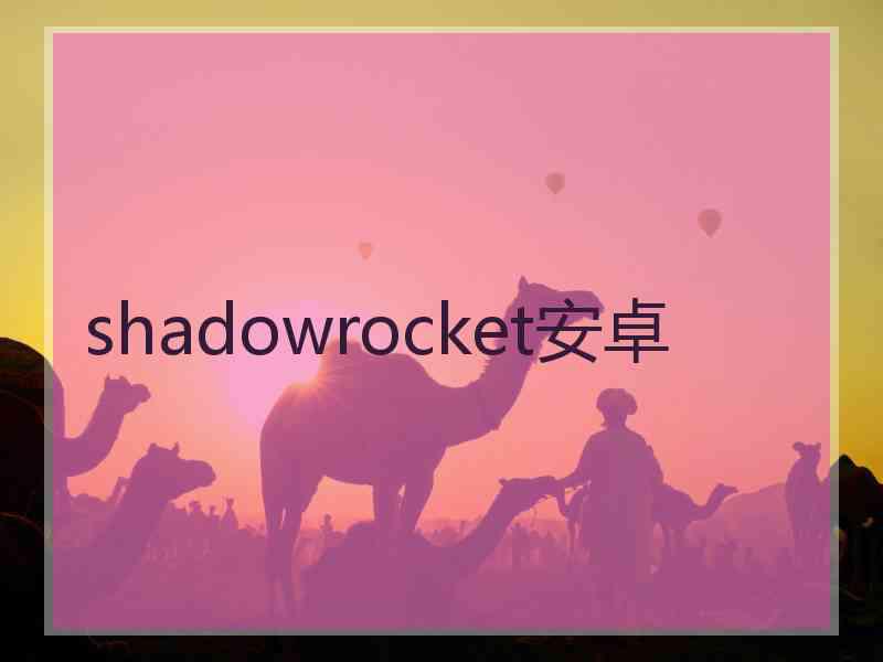 shadowrocket安卓